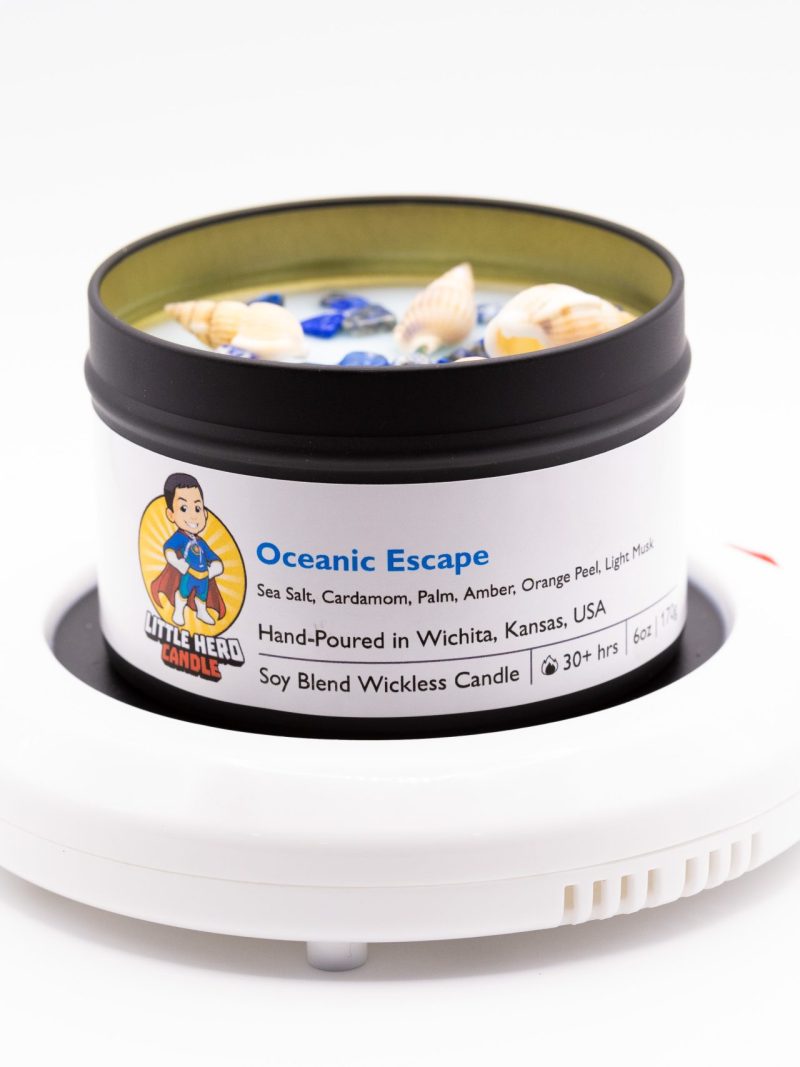 Oceanic Escape Wickless Candle