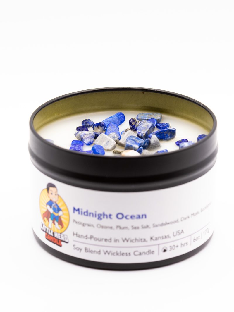 Midnight Ocean Wickless Candle